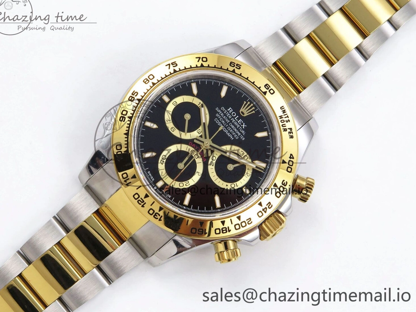 MiroTime 0128 Daytona 126503 QF 1:1 Best Edition Black Dial on SS YG Braclet SH4131 V TechFriendly 1273